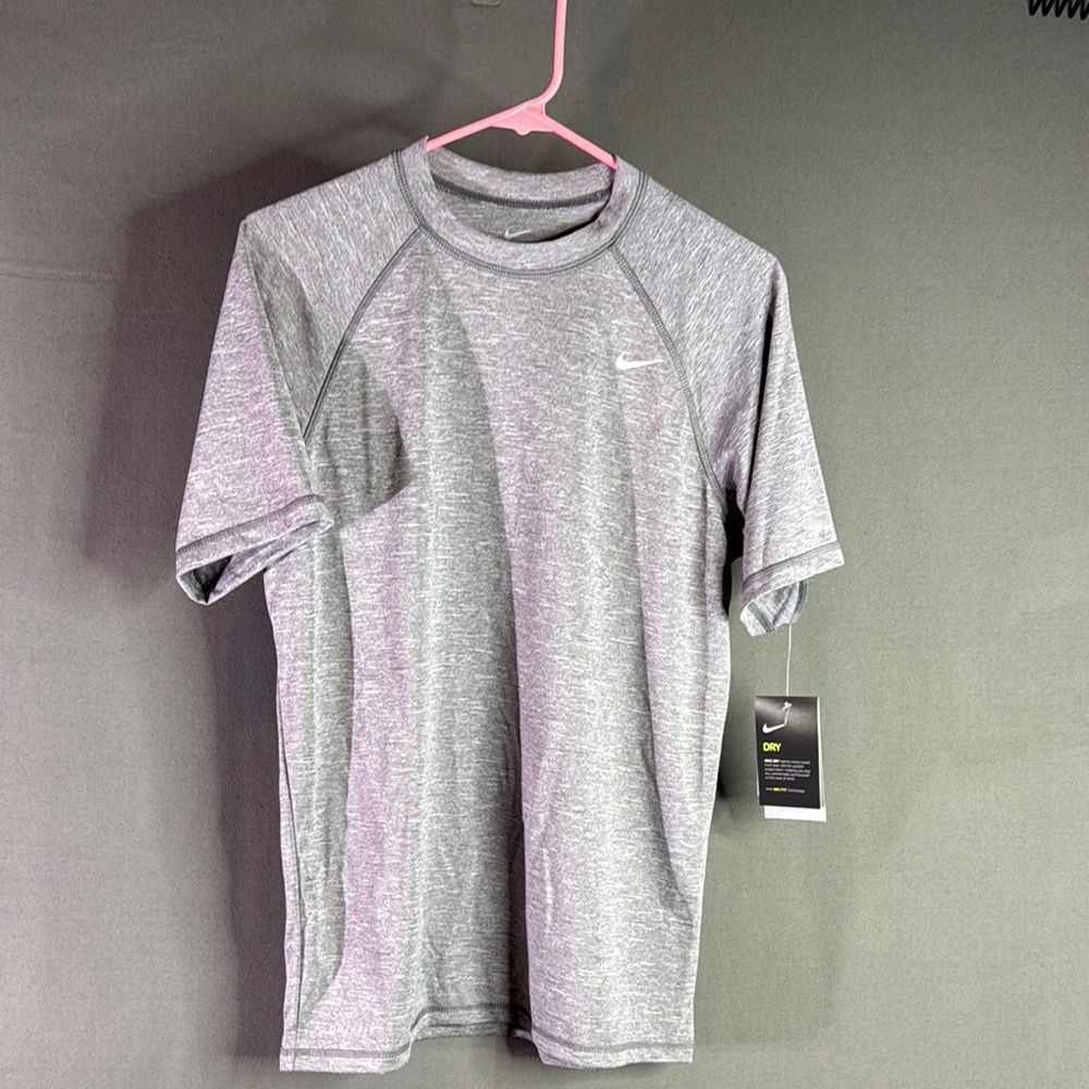 Nike‎ Dri-FIT Heathered Gray Tee mens size small